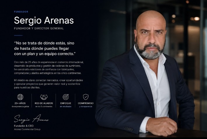 Sergio Arenas, fundador de Arenas Commercial Group